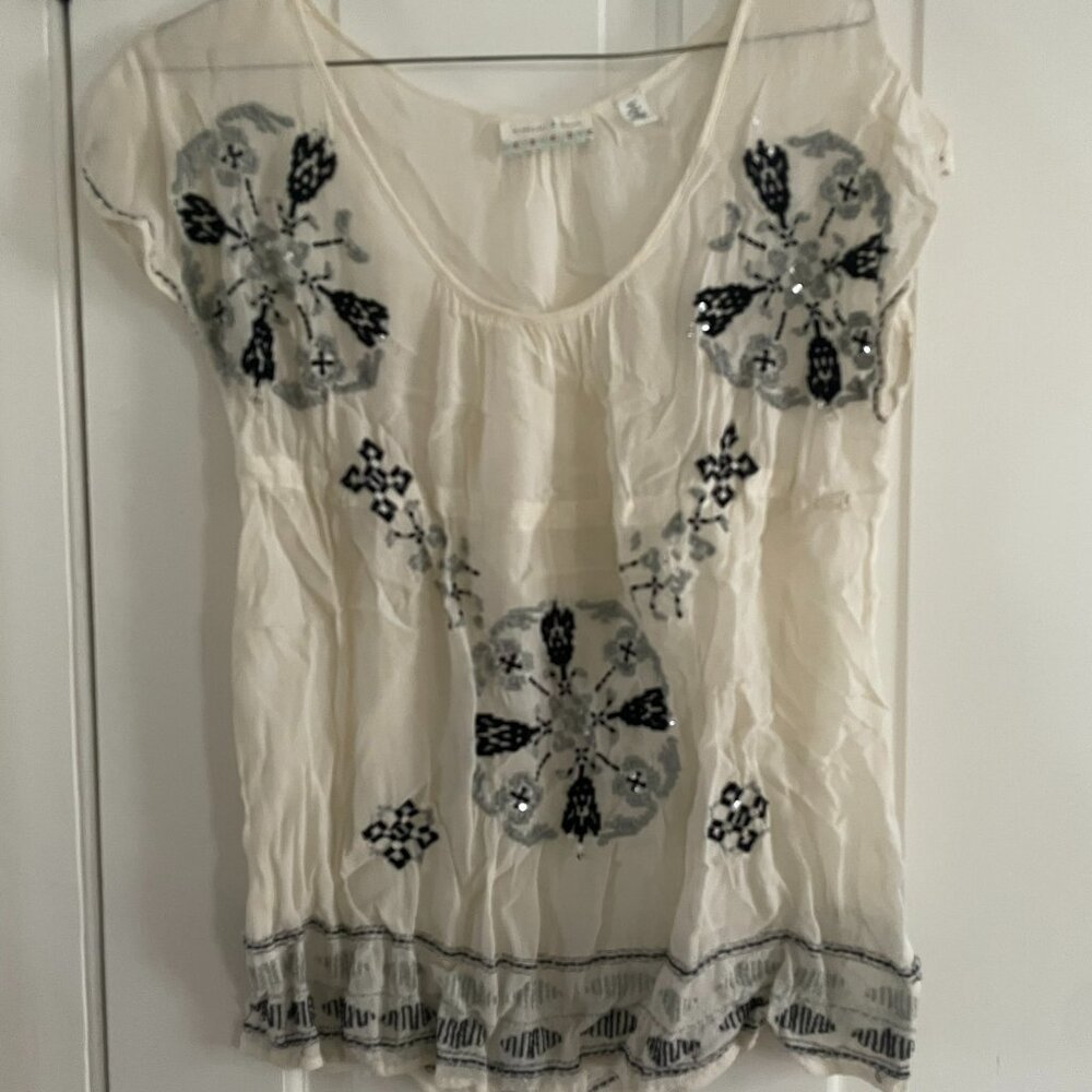 Beaded Kimchi and Blue Blouse